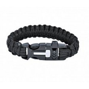 Браслет PARACORD  кресало и свисток на защелке код AS-SL0011 [Anbison Sports]